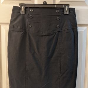 Black pencil skirt